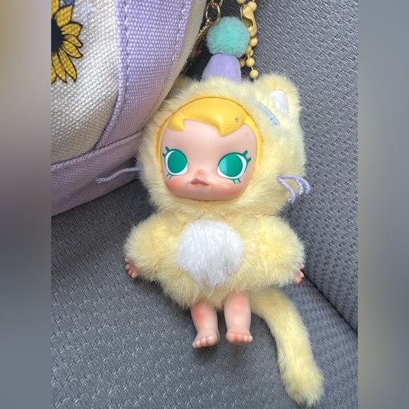 Cute Yellow Plush Doll with Tail - Picture 1 of 1